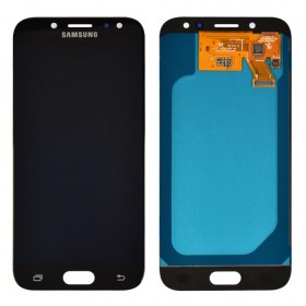 Дисплей Samsung J530/DS Galaxy J5 (2017) з тачскріном у зборі, оригінал замінене скло,  колір чорний, без рамки