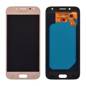 Дисплей Samsung J530/DS Galaxy J5 (2017) с тачскрином в сборе, oled small lcd,  цвет золотой, без рамки