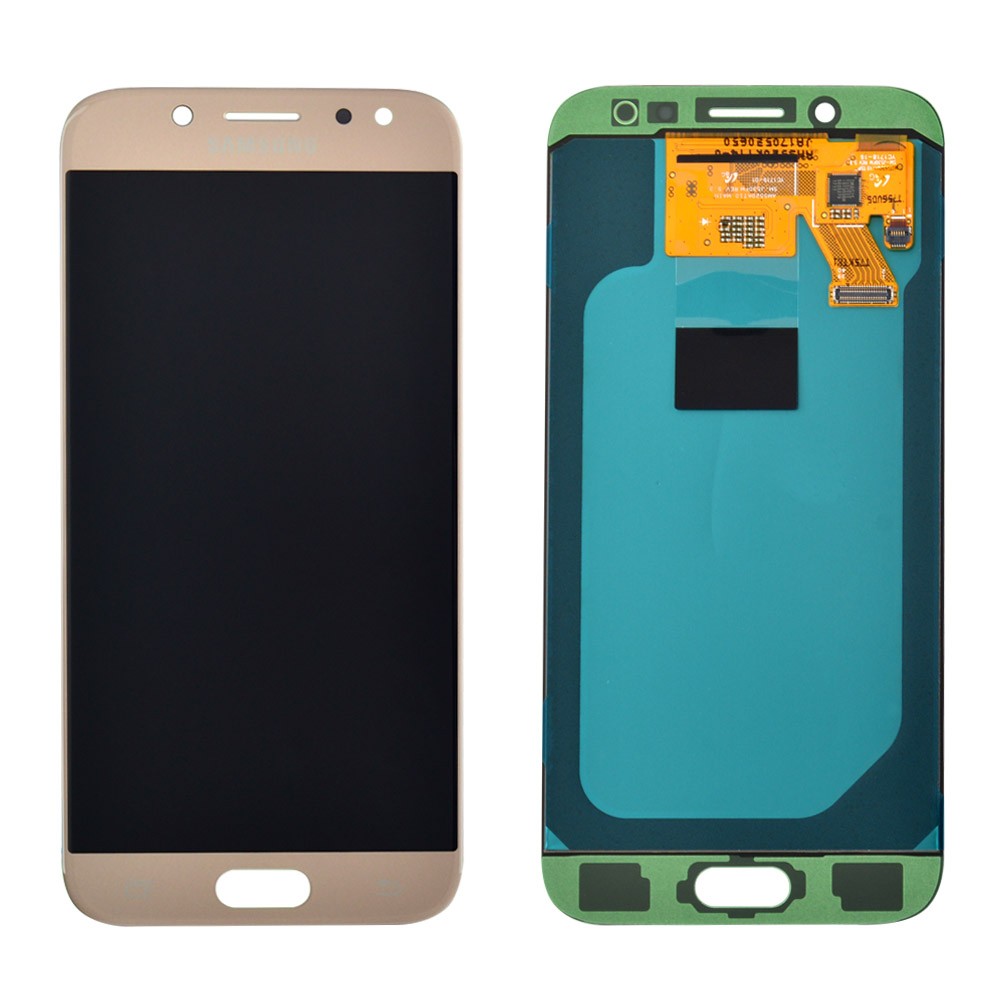 Дисплей Samsung J530 Galaxy J5 (2017) с тачскрином в сборе, цвет золотой, сервисный оригинал фото 1