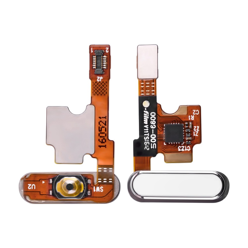 Шлейф для Xiaomi Mi5 із зовнішньою кнопкою Home, колір білий фото 1