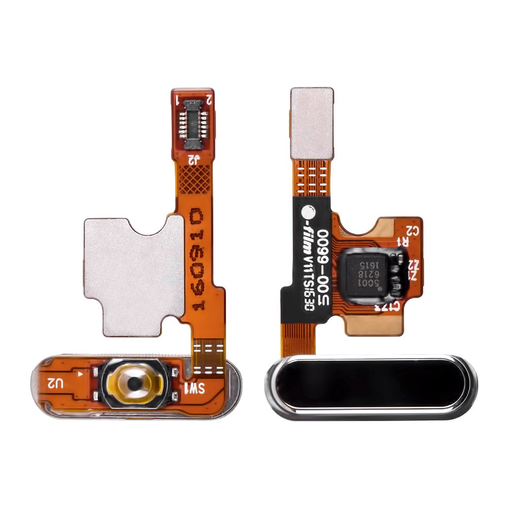 Кнопка Home для Xiaomi Mi5 зі шлейфом, колір чорний фото 1